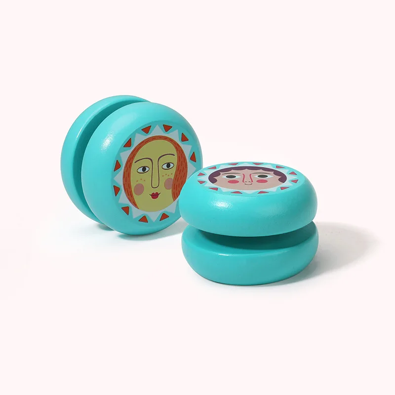 Wooden Toys For Babies Customize Wooden Yoyo Ball Wholesale Custom Logo Children Wood Yoyo Toy