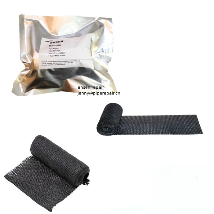 High Pressure Resist Cold Shrink Cable Wraps industrial maintenance repair Fiberglass Pipe Repair Bandage