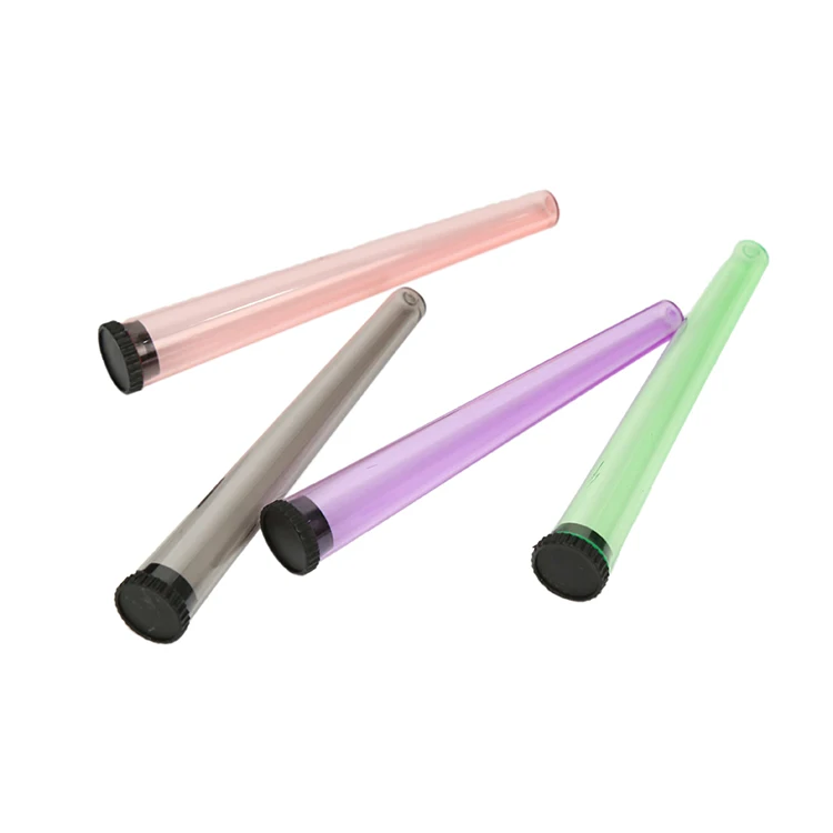 Best selling wholesale transparent custom color plastic cone tube tubes