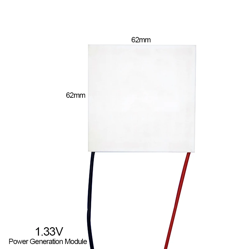
High temperature big size TEG 62*62mm thermoelectric power generator module 