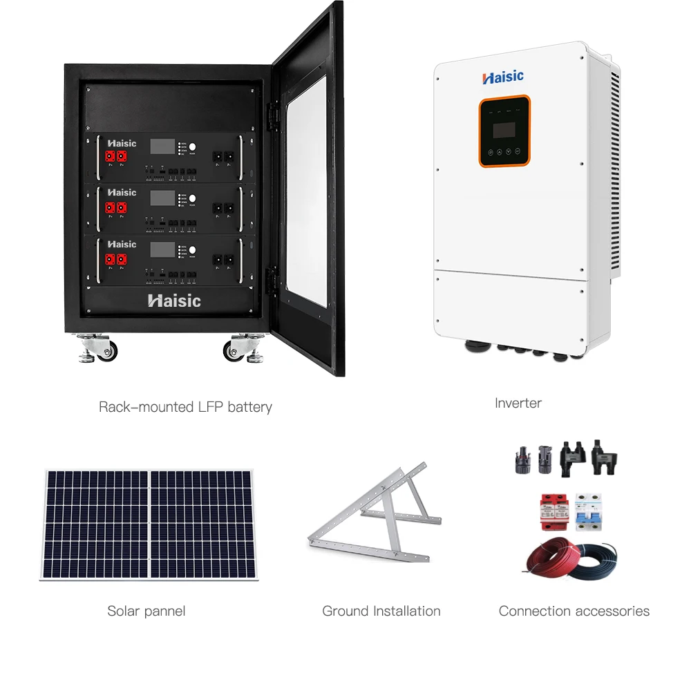 Best Solar Power Companies Haisic 10kw Hybrid Solar Power System With Battery Inverter Solar Panel
