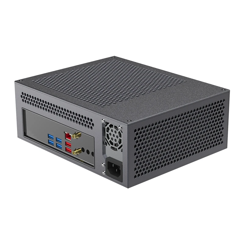 OEM Custom Aluminum Alloy Sheet Metal Bending Mini Desktop Computer Case Housing Electronic Case Enclosure Manufactured