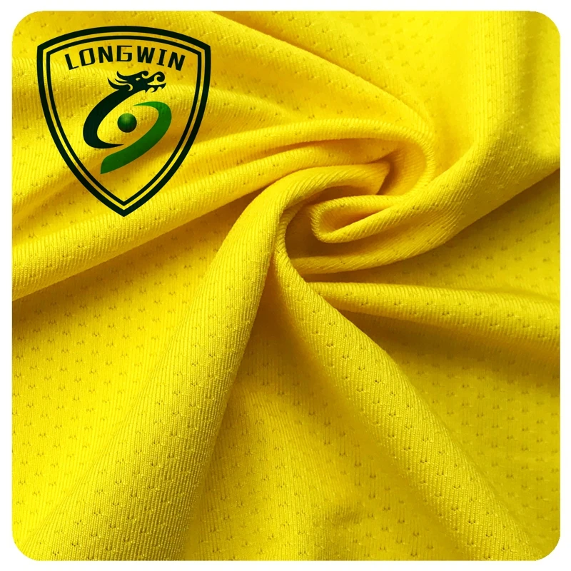 Stretch HIGH-Elastic weft knitted 94 polyester 6 spandex single mesh fabric for sportswear