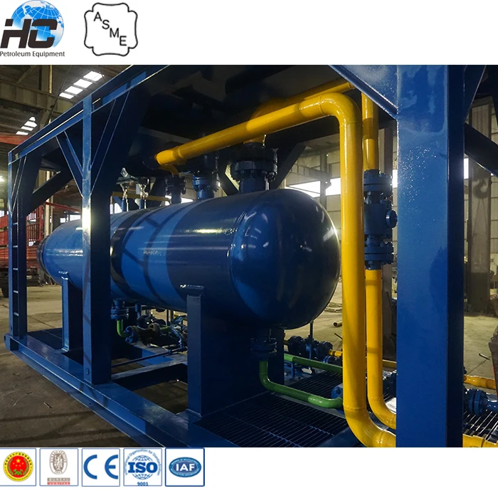 Нефтяные месторождения высокое давление трехфазный сепаратор ASME