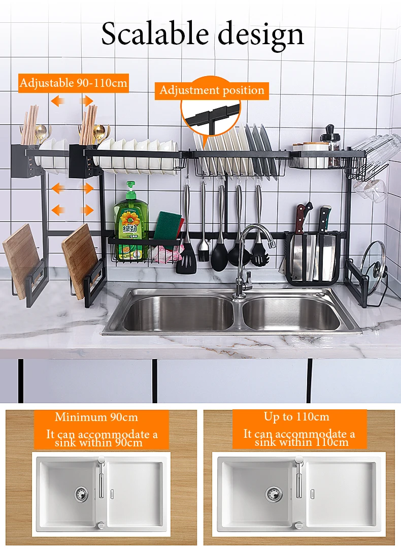 Store and Tidy Dishes Bathroom Organizer Storage Racks & Shelving Units Kitchen Organizer Accessories Storage Holders & Racks