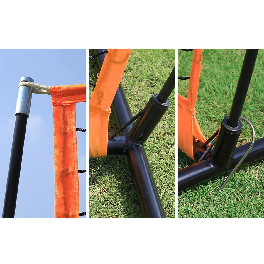 7*7 L screen baseball net Practice Equipment Lightweight Portable softball baseball batting net