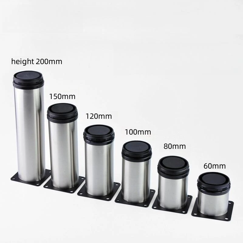 Adjustable Stainless Steel Cabinet Feet table leg High quality sofa leg Factory cheap furniture fitting hardware