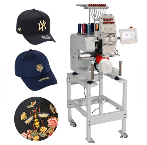 
single head flat garment pillow towel bag t-shirt computer embroidery machine Computerized monogram machine 
