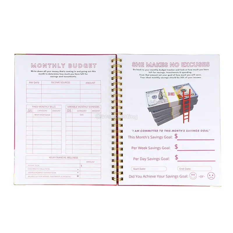 Completely Custom Yearly Monthly Weekly Goals Planner Credit Tracker Finances/Budget Money Management Manifestations Journal