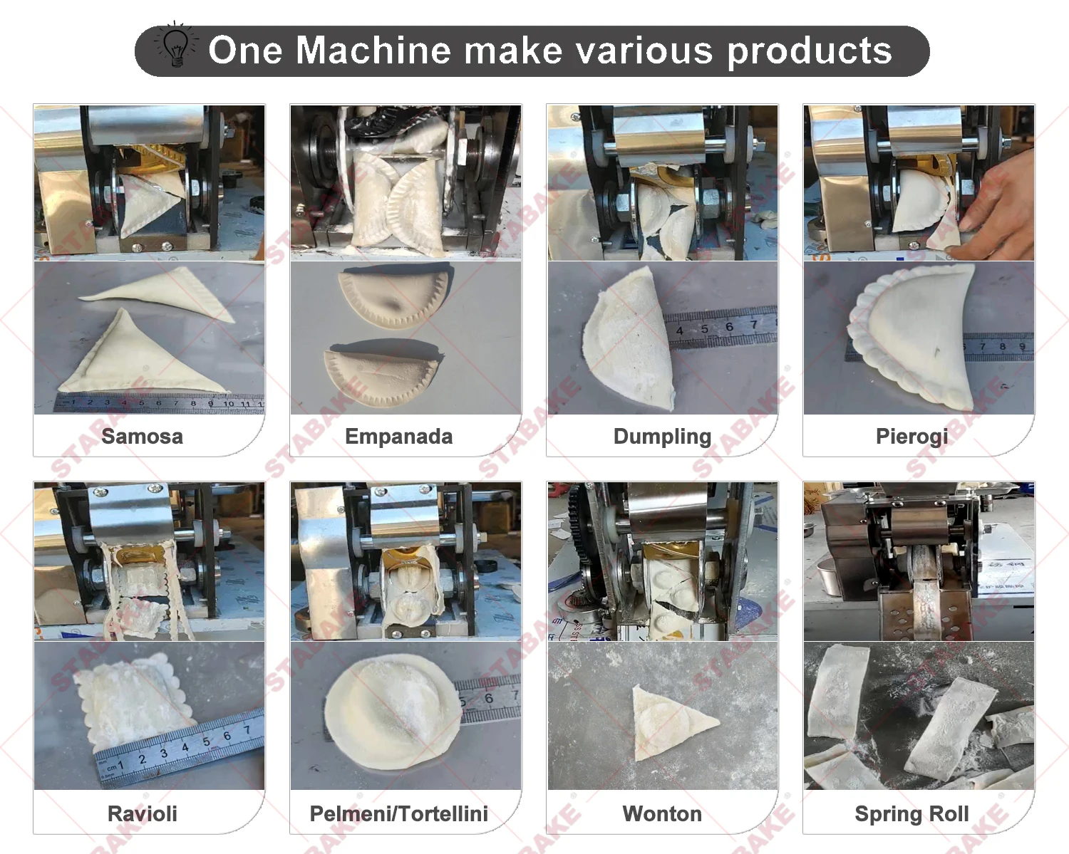 automatic Chinese dough dumpling maker machine momo dumpling machine