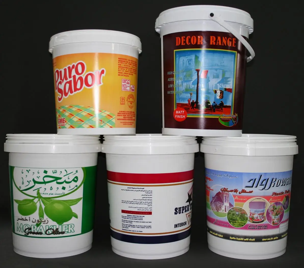 Towin Quality Offset Printing Machine 6color Automatic Plastic Pail Offset Printer