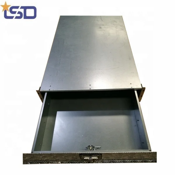 Galvanized steel heavy duty ute under tray drawer tool box