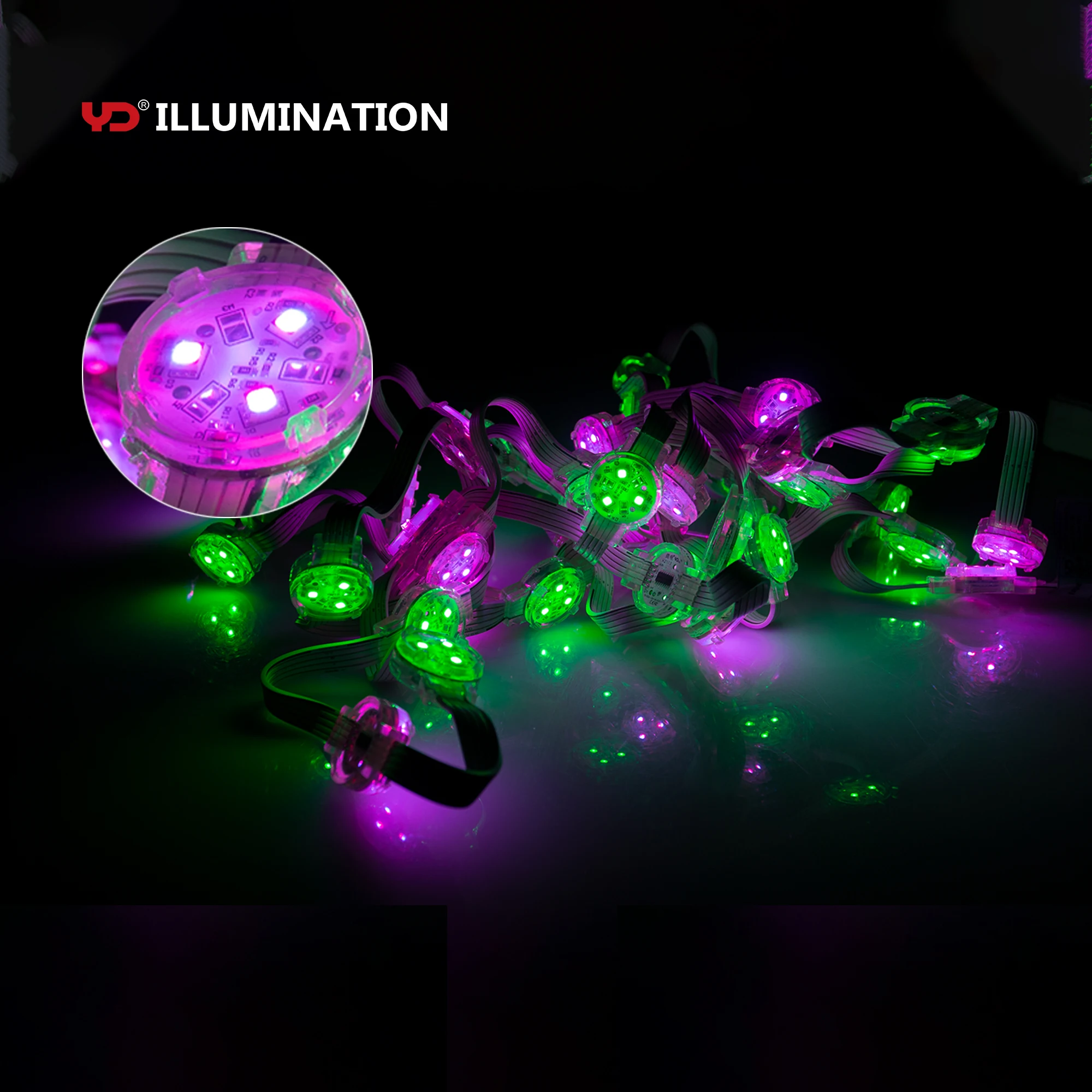 LED illuminated decoration underwater point  linear lights