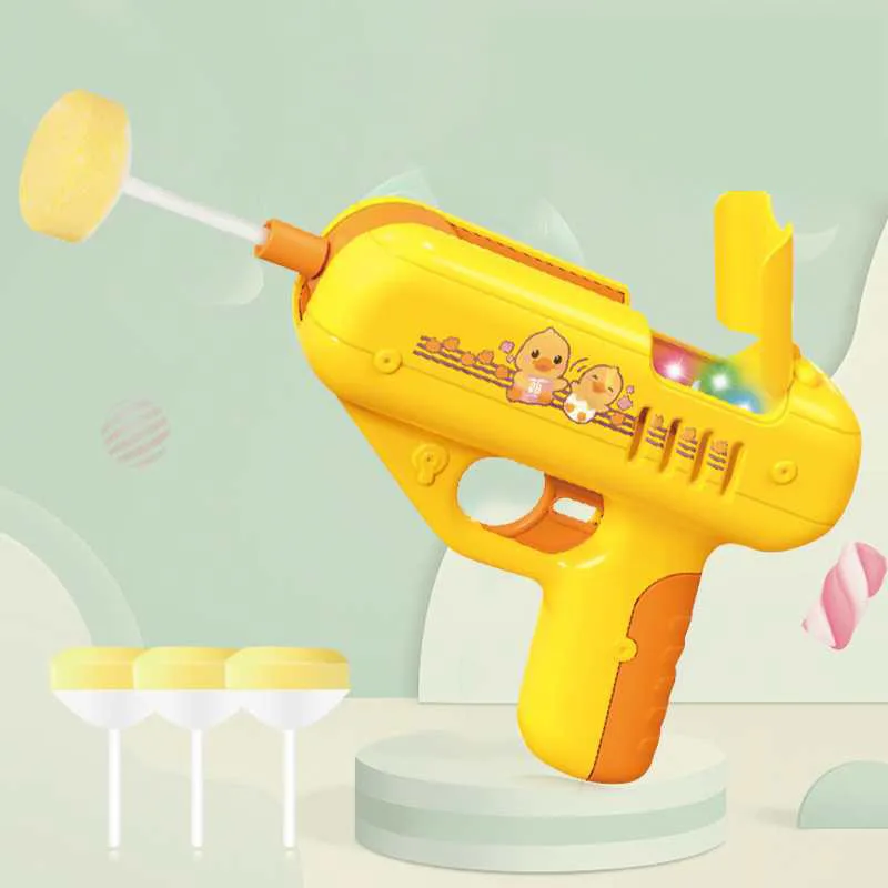 
Sweet lollipop gun candy toys plastic candy storage light musical creative gift toy 