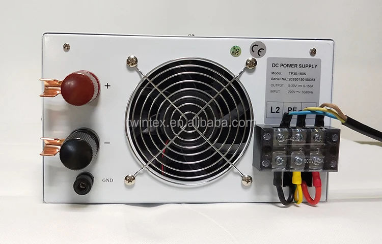 Twintex TP150-20S постоянный ток 20A Регулируемое напряжение высокой мощности DC лабораторный источник питания 150V
