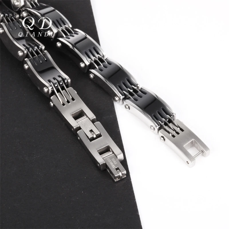 Best sale jewelry wholesale mens silver stainless steel chain bracelet men accessories