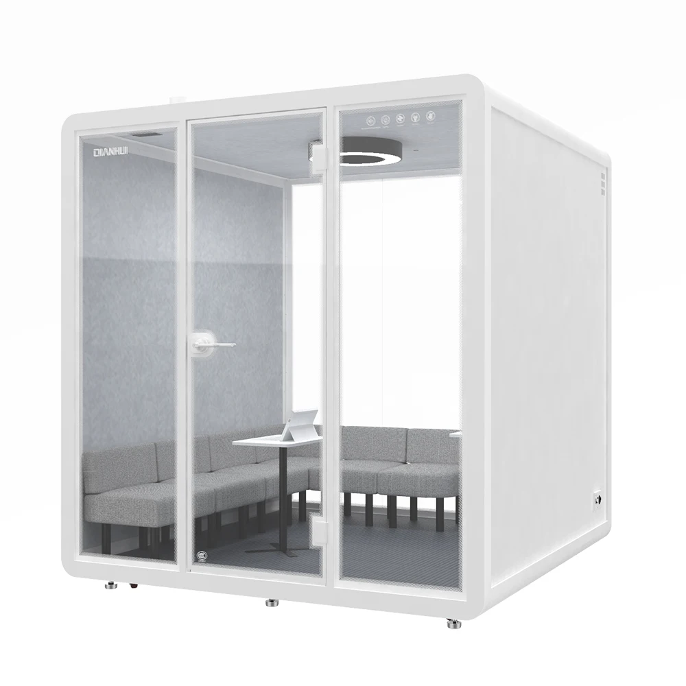 Purpose-built space Australia soundproof cabin mobile office workstation tiny house on wheels  with USB connector