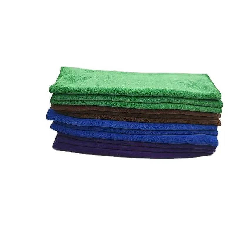 Print Or Embroidery Logo 35*75 cm 300gsm 400gsm Microfiber Hair Towel Strong Water Absorption Bath Beach Microfiber Towel