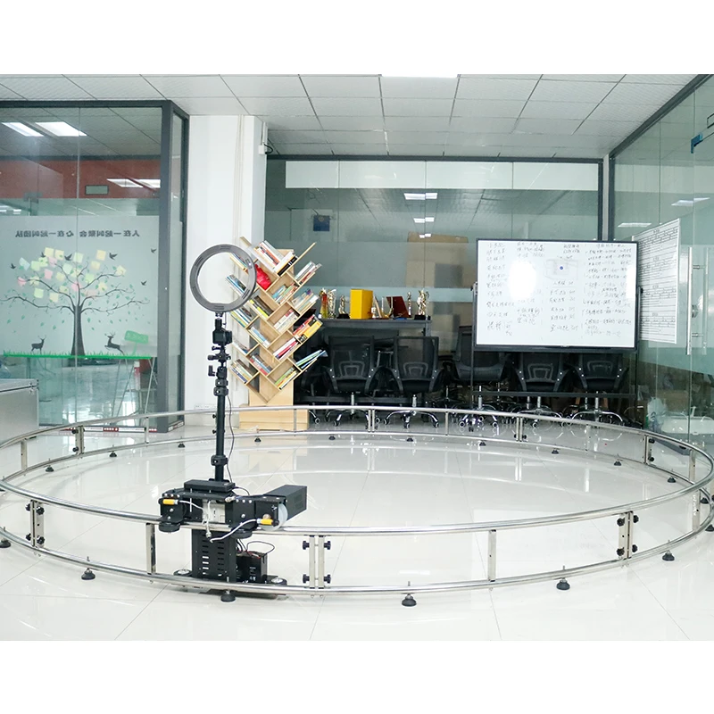 social portable ringlight tablet wireless roaming dslr rotating photobooth 360-photo-booth photo booth machine