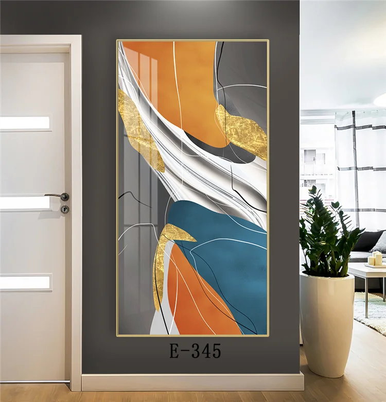 Wholesale porch decorative painting beautifully Crystal Porcelain glass 3D Painting suppliers