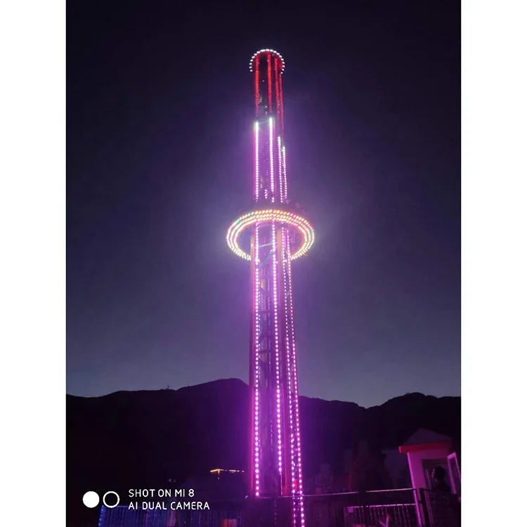 Factory direct supply Amusement facilities ascent and descent Tower Drop 23P Outdoor equipment free fall tower