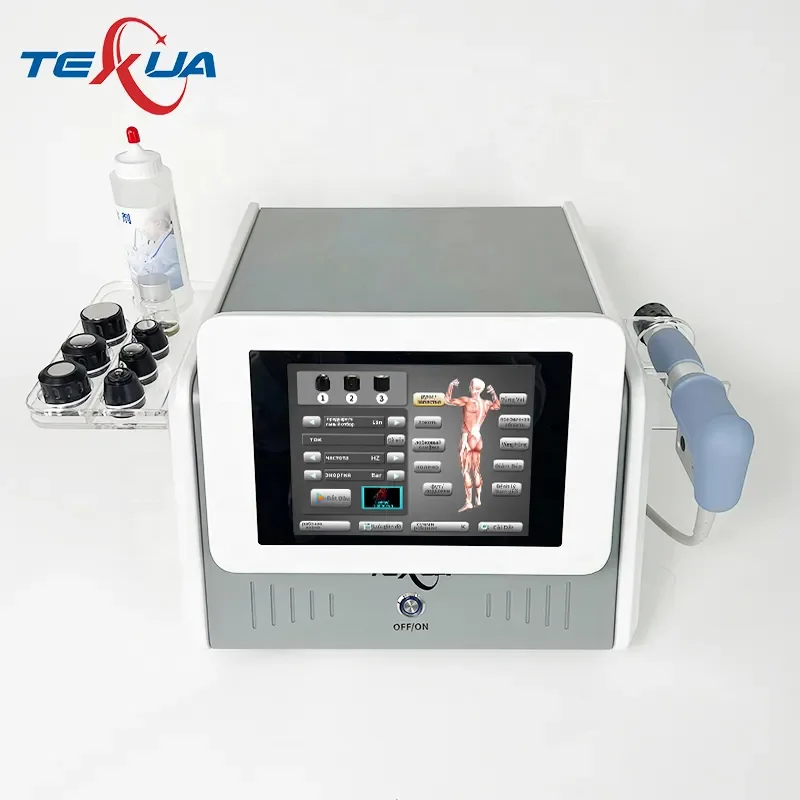 TEXUA 10 bar eswt pneumatic shockwave physio magneto therapy / new invention 3rd generation shockwave handpiece