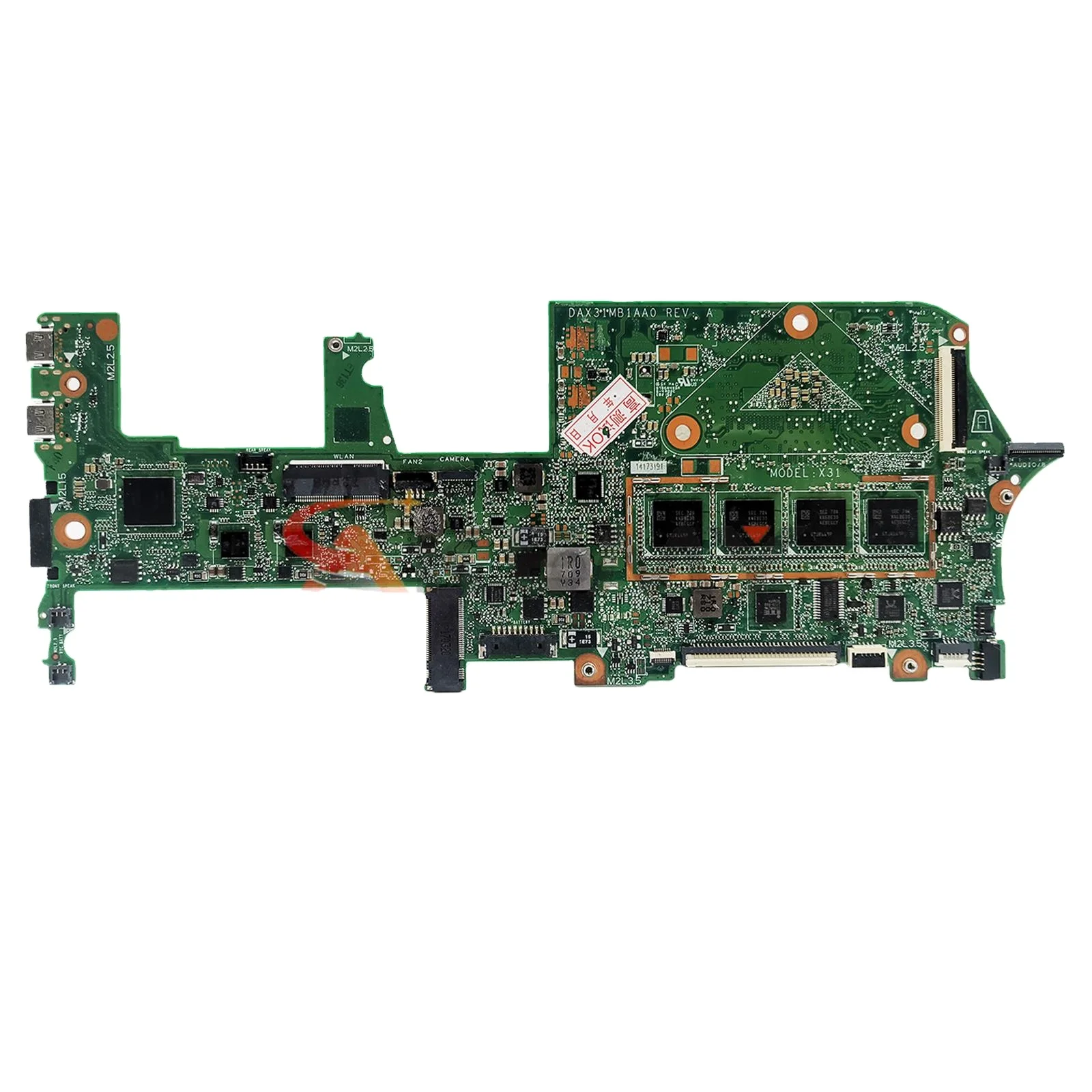 DAX31MB1AA0 DA0X31MBAF0 For HP Spectre X360 13-AC 13-W Laptop Motherboard With i5 i7 CPU 8GB/16GB Memory 907558-601 918042-601