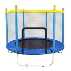 Fast Delivery Competitive Price Children Solid Color Trampoline Jumping Bed Children Trampoline With Net