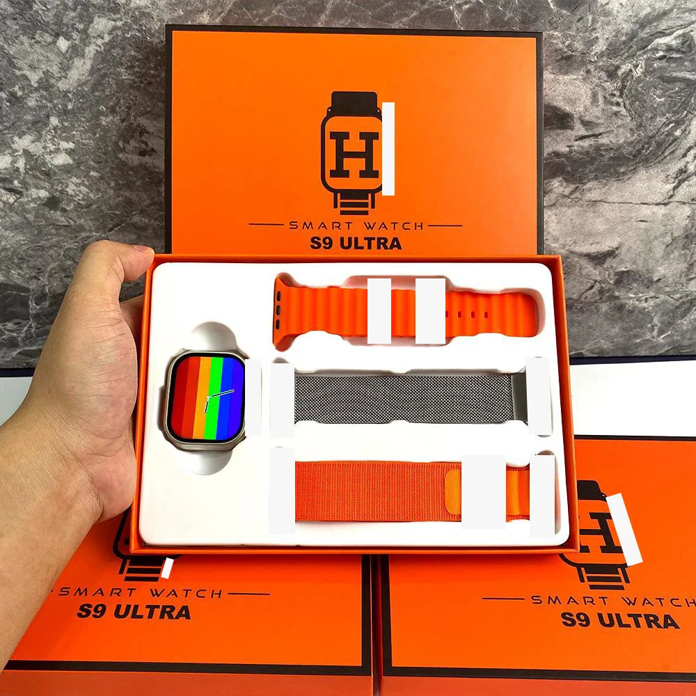 High Quality S9 Ultra Sleep Monitor Fashion Full Touch Series 8 Wireless Charging Message Reminder Smart Watches