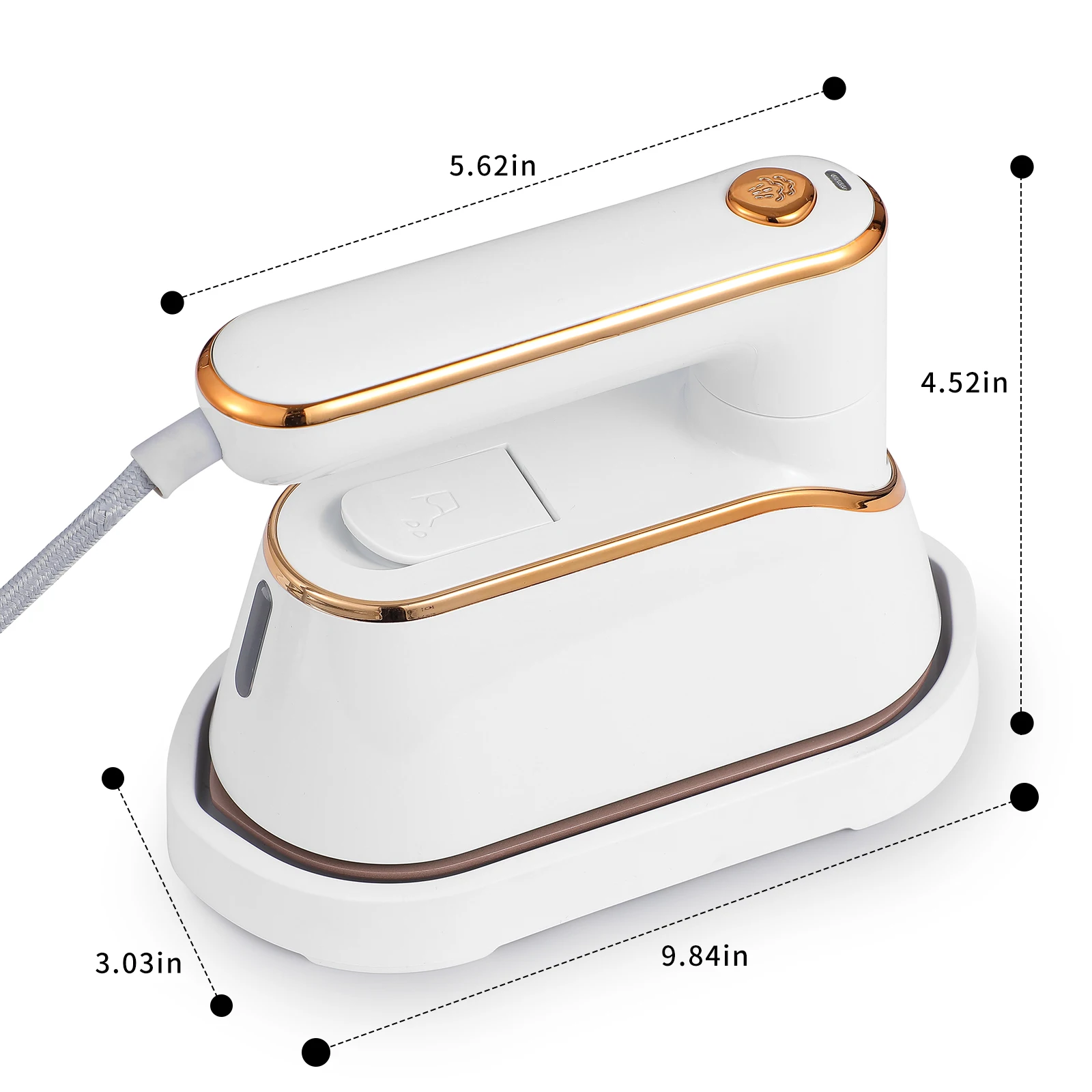EU UK US plug hot selling handheld garment steamer foldable wet and dry ironing home travel dormitory portable electric iron