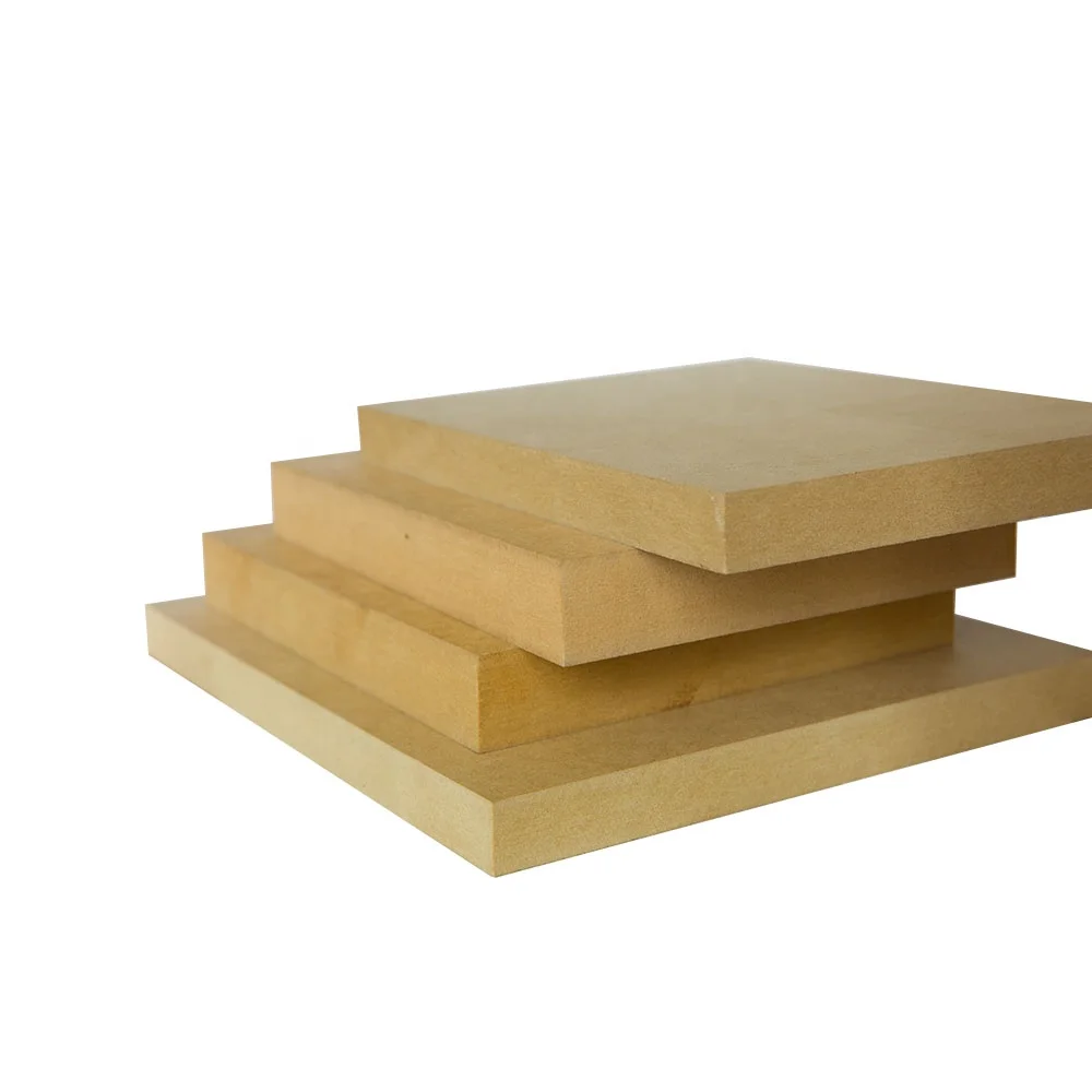 MDF HMR MDF Board Hot Sale 4 8ft 6mm 8mm 9mm 12mm 15mm 18mm Cheap Prices  Plain Kitchen Wood Furniture Technical