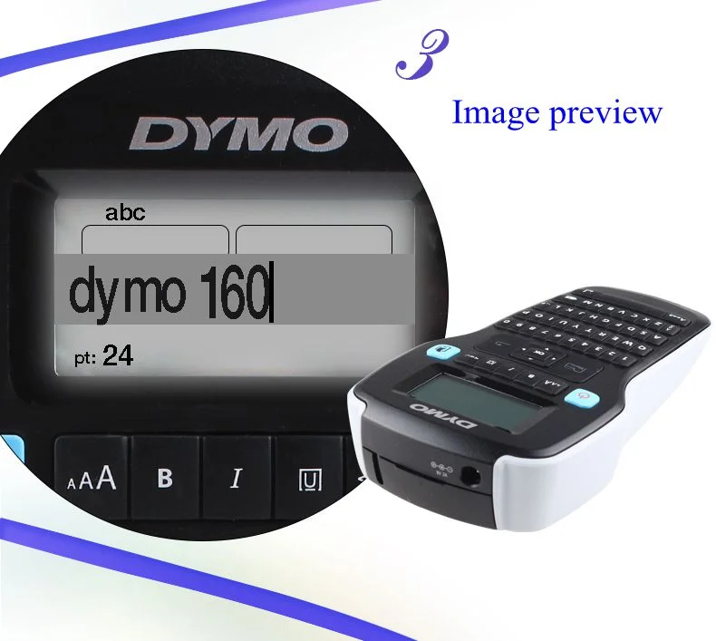 DYMO LabelManager 160 portable label printer LM160 Thermal Printer for DYMO D1 adaptor labels
