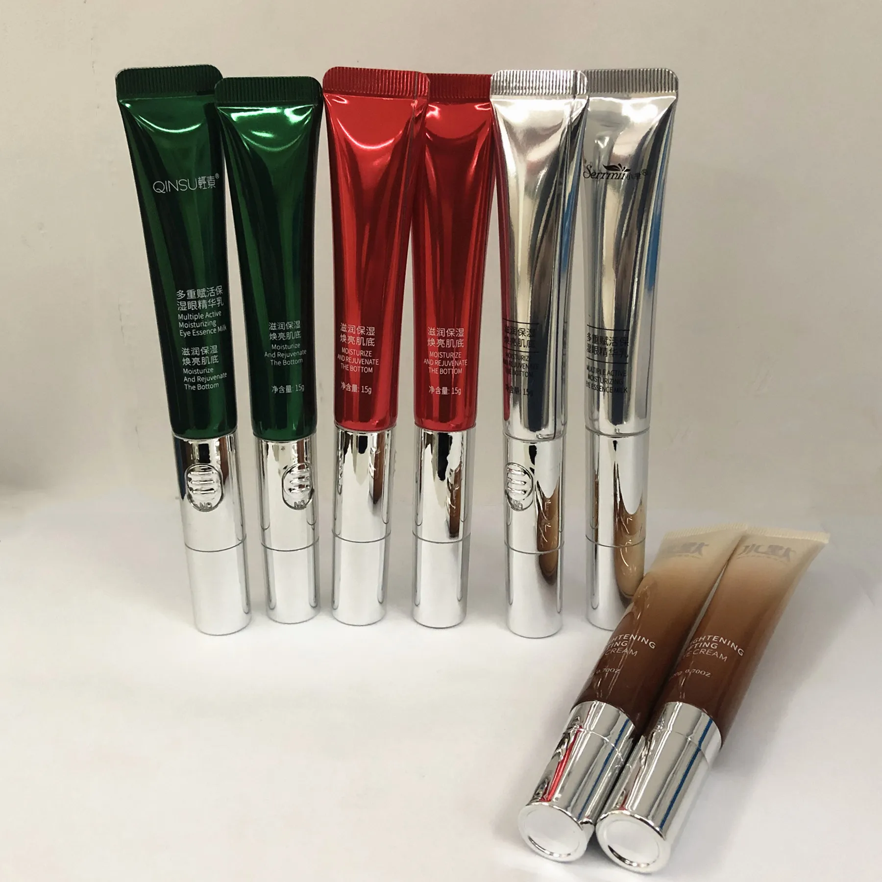 Индивидуальная алюминиевая пластиковая ламинированная трубка для рук Крем Массажная Косметическая