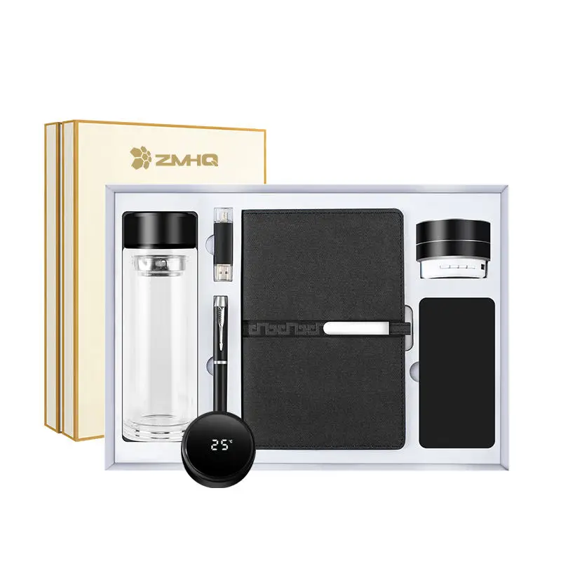 Custom logo Business anniversary Gift Promotional 6 in 1 Corporate luxury Gift set