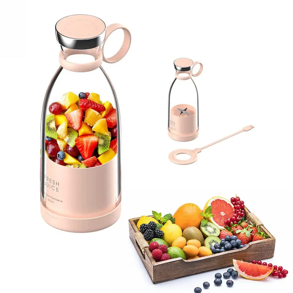 3 in 1 Smoothie Personal Mini Blender Juicer Extractor Machine Juicer Portable Blender