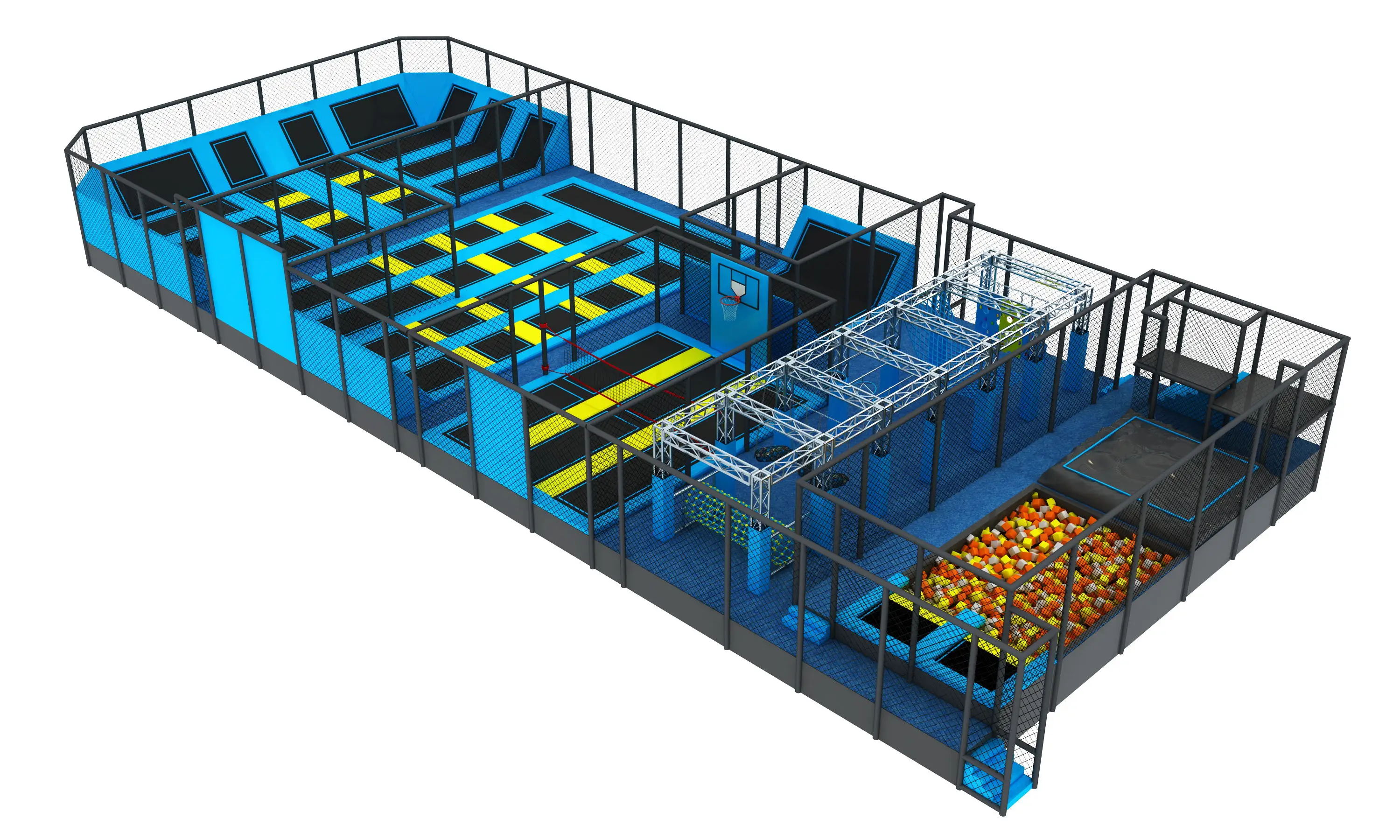 European Standard Trampoline Park, Rotating Jumping Trampoline