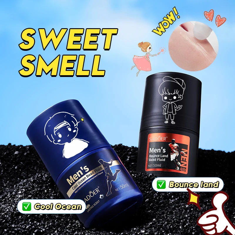 OEM SADOER men deodorant natural ocean fragrance skin care long lasting deodorant  antiperspirant