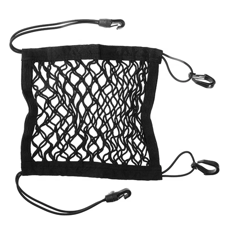 25x30cm Motorcycle Luggage Cargo Net Hook Hold Bag Bike  Mesh Fuel Tank Luggage  Motorcycle Helmet Storage Trunk Net Bag
