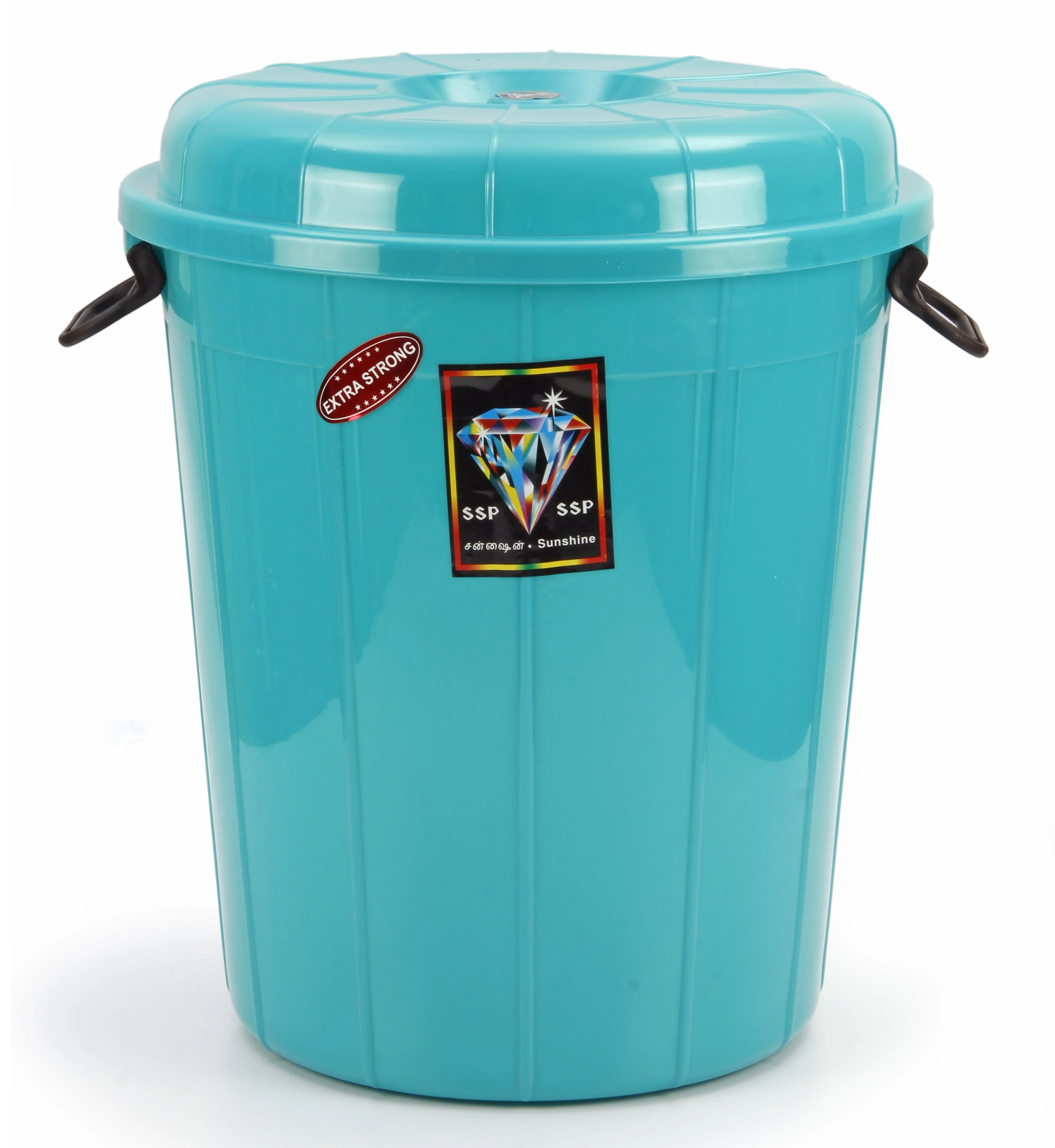 
Big size high quality heavy duty 80 liters plastic bucket / barrel / drum with Lid for liquid / oil/ grease storage 