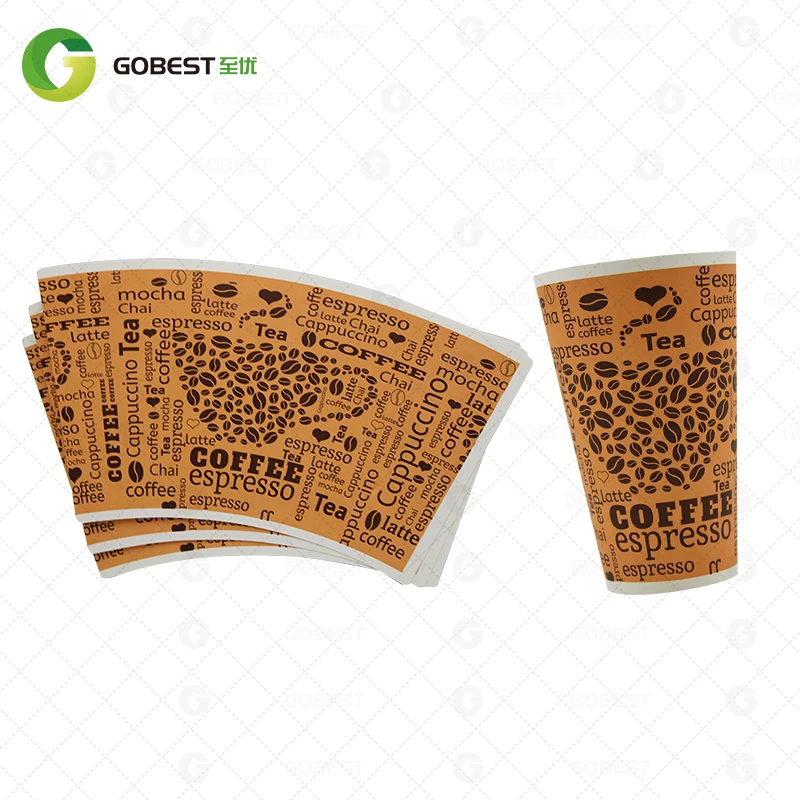 combostable custom flexo printing  paper coffee cups disposable paper cup raw material 22 oz  Price cup paper roll