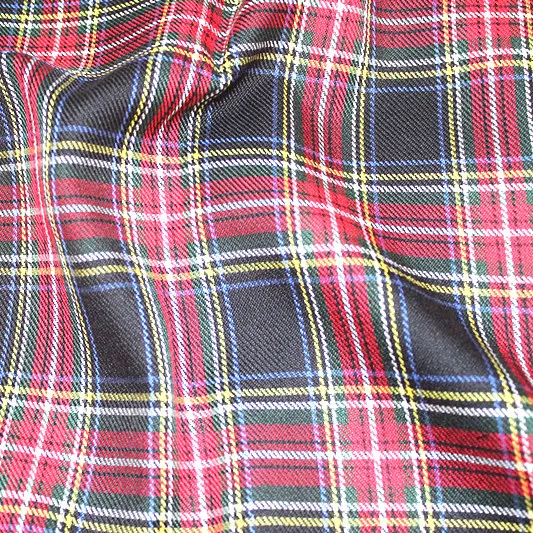 New 100% Acrylic Grid Textile Rip Stop Style Yarn Dyed Cloth Checks Dust Coat Jacket Blouse Fabric