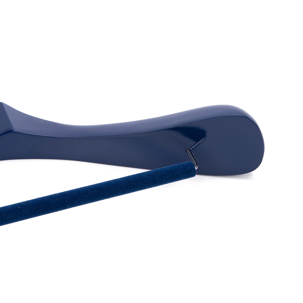 Luxury personal tailor garment custom logo unique style suit coat cloth hanger wood