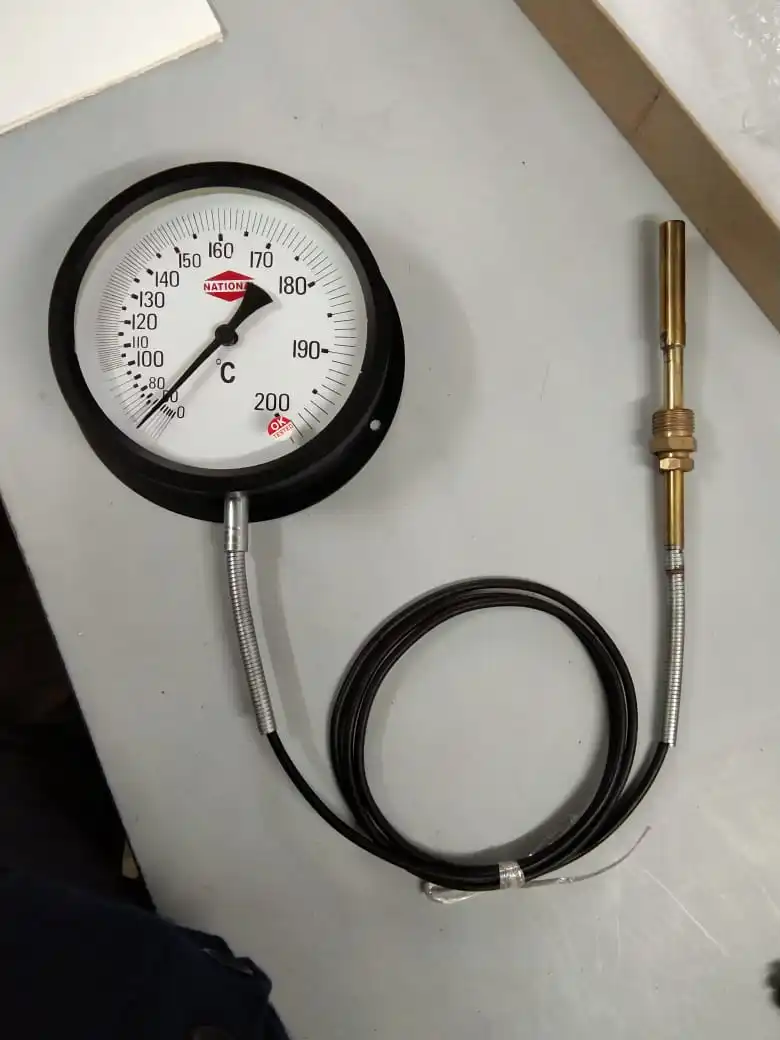 Indian Manufacturer Capillary Type Thermometer Gauge Thermometers to Measure the Process Temperature for Sale