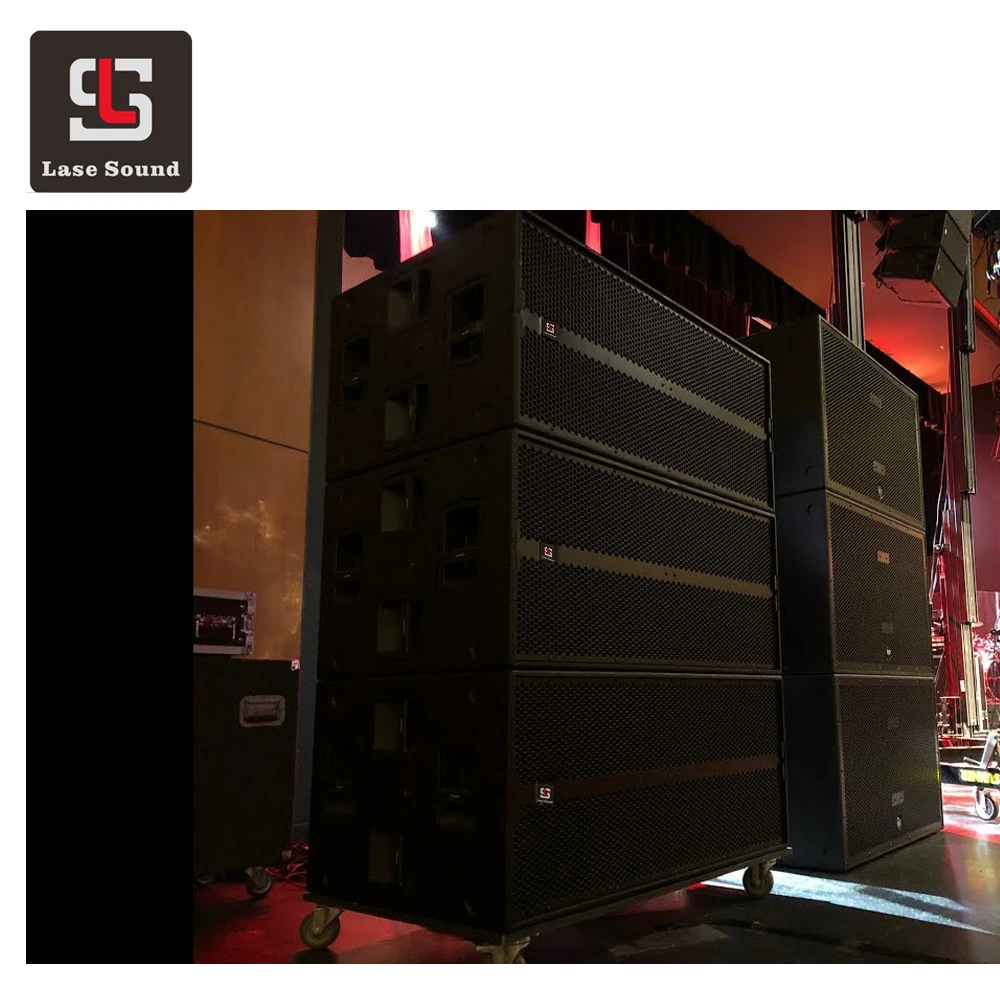 Lase Sound outdoor hgh power dj professional speaker box audio stage live sound system speakers dual 18 inch RCF SUB8006 subwoofer