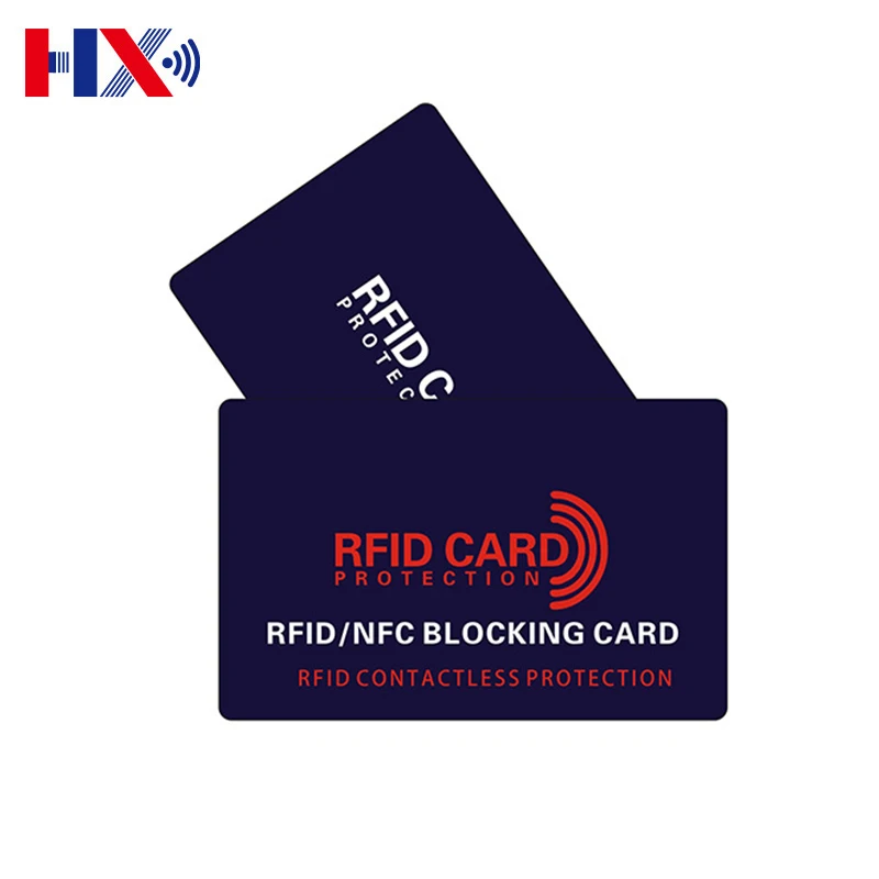 Reasonable Price Custom Safe Smart Chip Blocker Card Printed RFID Blocking Cards