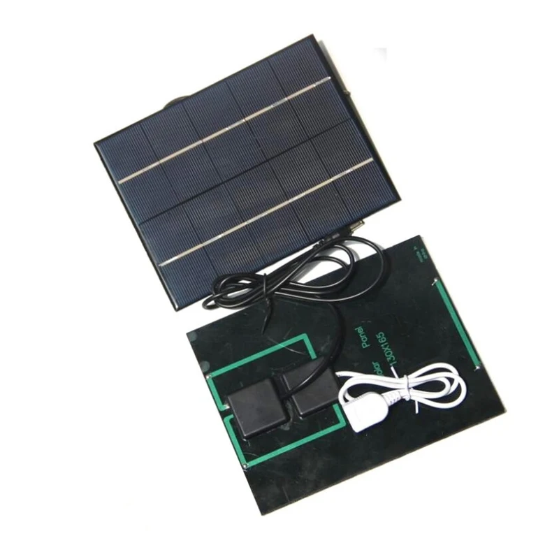 5V 3.5W solar Panel pool board Solar mobile phone charger charging board can charge 18650 rechargeable battery with 18650 case