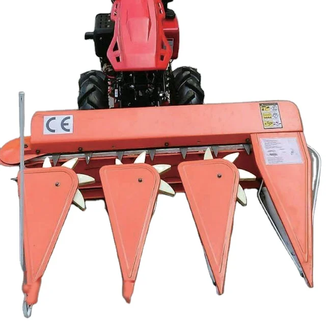 Tractor mounted harvesting machine mini harvester of wheat rice sorghum drive by two wheel walking mini farm tractor CE approved
