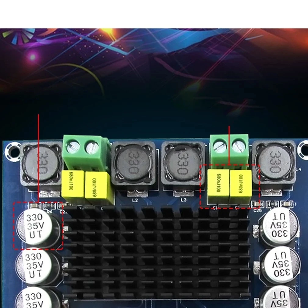 Tpa3116d2 Dual-channel Stereo High Power Digital Audio Power Amplifier Board 2X120W Xh-m543