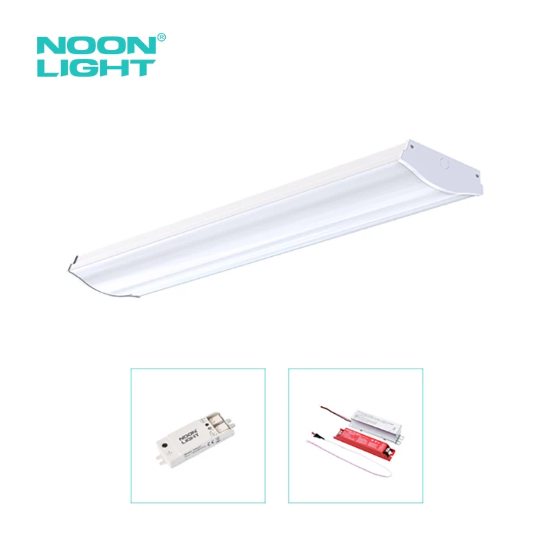Competitive Price Dali Dimmable Power Adjustable CCT LED 4FT Garage LED Flush Mount Wraparound Light