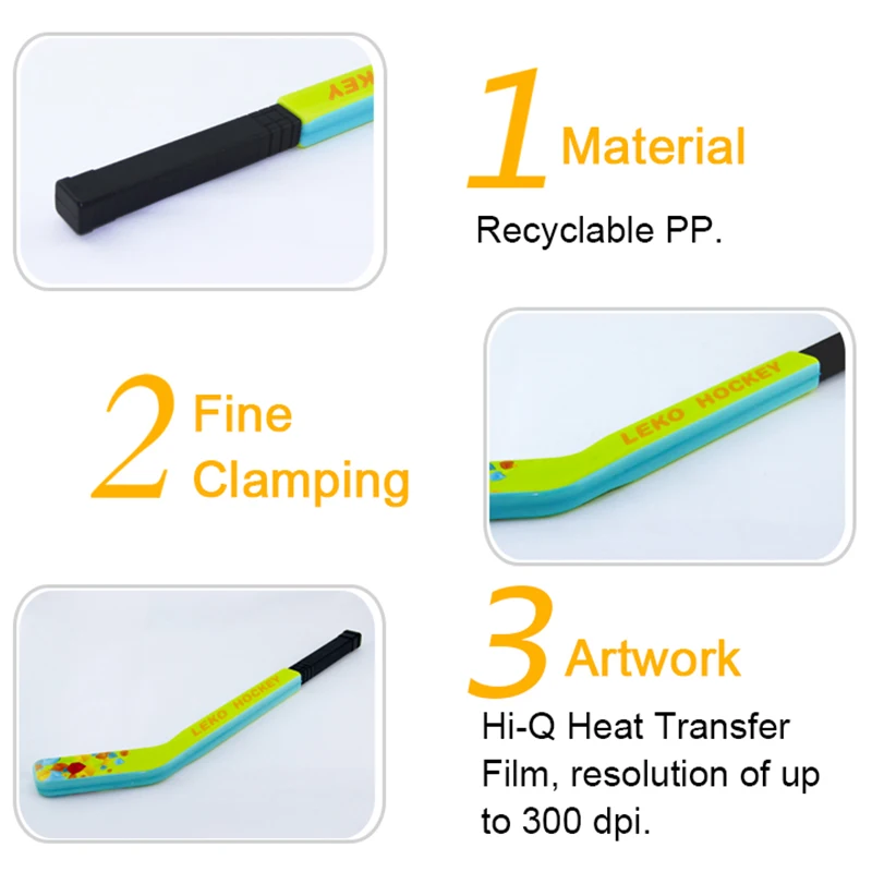 High quality promotional PU foam kids toys ice hockey stick with ball